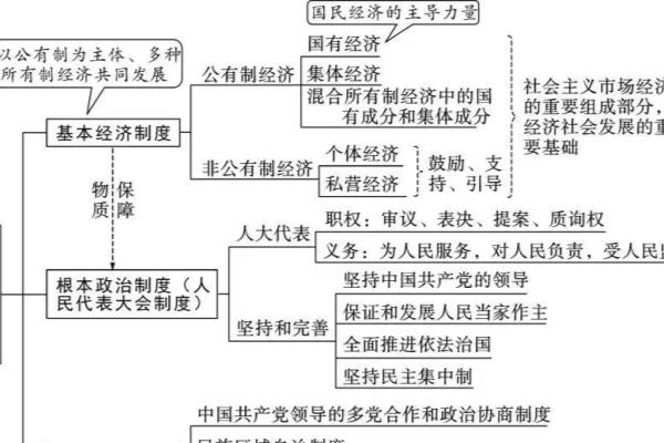 政治与法治必修三知识框架（初中道德与法治三年思维导图+考点归纳+知识要点训练汇总）.